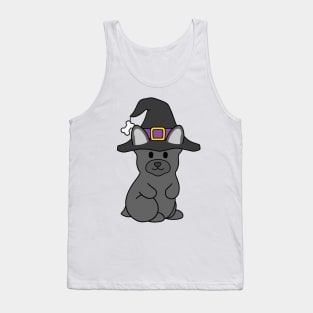 Halloween French Bulldog Black Tank Top